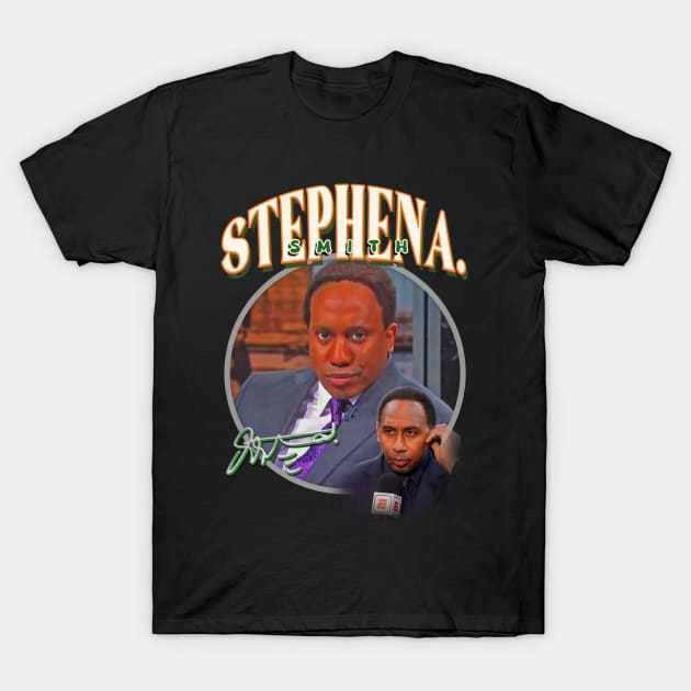 Stephen A. Smith ESPN Sports Pundit Commentator Football Basketball T-Shirt by dsuss